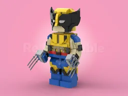 Wolverine (Up scaled minifigure)