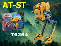 AT-ST Walker, alternative built of LEGO Marvel 76254: Baby Rocket's ship