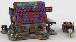 Medieval Bakery based on 21325 Medieval Blacksmith