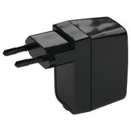 Electric Adapter / Transformer, USB, Type C (Continental Europe) Type 2 / Black