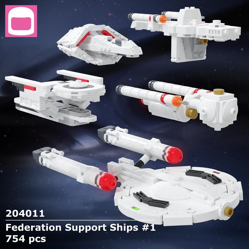 Lego Federation Support Ships #1