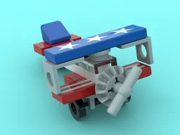 Biplane Stars & Stripes