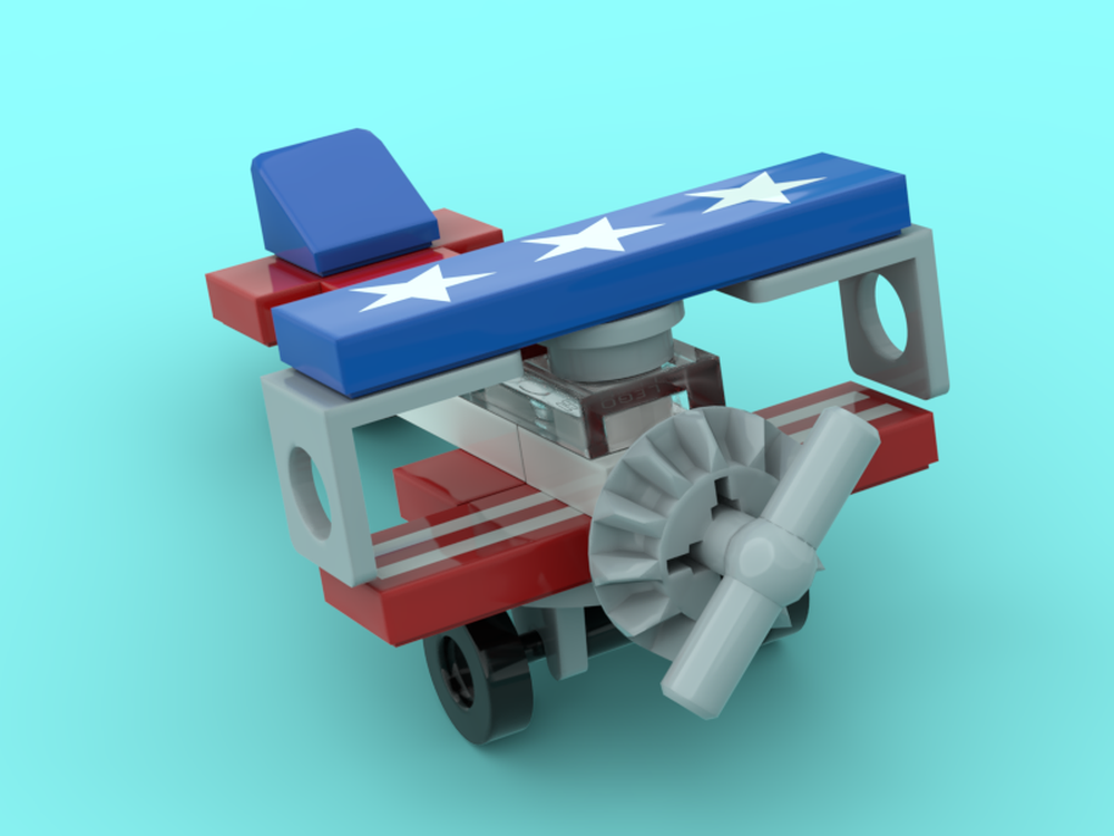 Lego Biplane Stars & Stripes