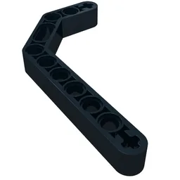 Technic Beam 1 x 11.5 Double Bent Thick / Black