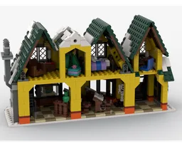 Winter village school