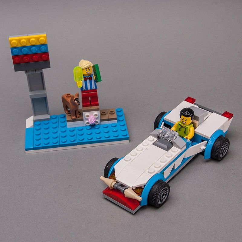 Lego 60253 Sportscar & race winner podium
