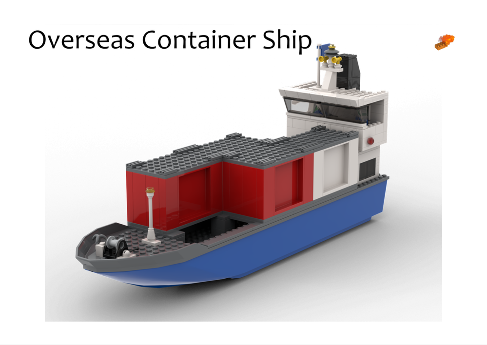 Lego Overseas Container Ship
