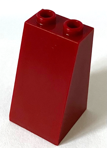 Lego Slope 75 2 x 2 x 3 - Hollow Studs / Dark Red