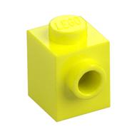 Lego Brick Special 1 x 1 with Stud on 1 Side / Vibrant Yellow