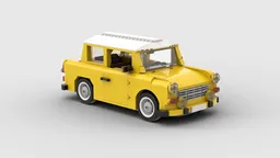 Trabant 601 Yellow