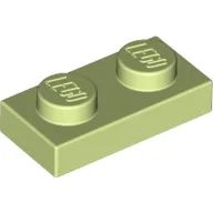 Plate 1 x 2 / Yellowish Green