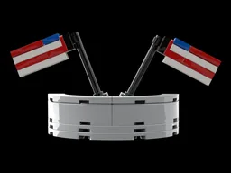US flag desk display