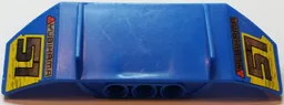 Technic, Panel Car Spoiler 3 x 8 with Three Holes and 'YUBIHAMA' and '51' Pattern on Both Ends (Stickers) - Set 8494