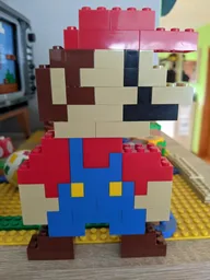 Not-Squashed Mario Pixel Art
