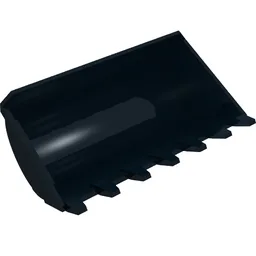 Technic Digger Bucket 8 x 10 / Black