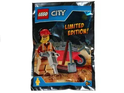 Worker with Wheelbarrow foil pack
