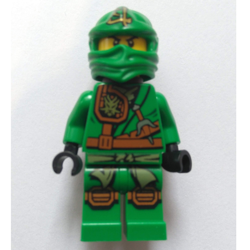 Lego Lloyd in Jungle Robes with Scabbard (Tournament of Elements)