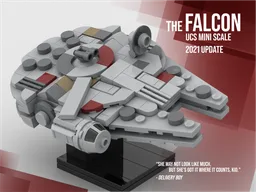 PiXEL-DANs Millennium-Falcon 2021 Update UCS Mini Scale 1:300