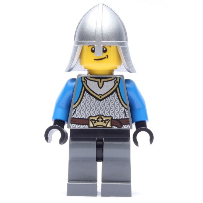 Lego Knight, Blue, Helmet