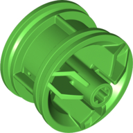 Lego Wheel 30 x 20 with Center Axle Holes / Bright Green