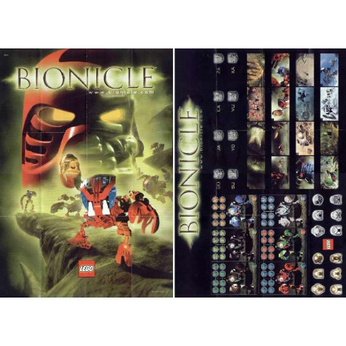 Lego Poster, Bionicle, 2002, Bohrok / Krana / [No Color/Any Color]
