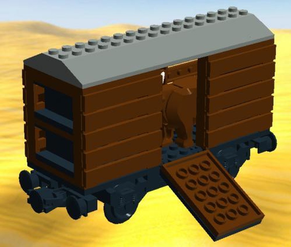 Lego Cow Transport Boxcar