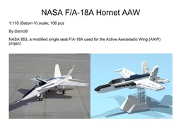 DamoB's NASA FA-18 Hornet Active Aerolastic Wing (AAW)