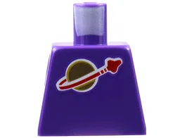Torso with Classic Space Logo High on Torso Pattern, Inside with Ribs (second reissue) / Dark Purple