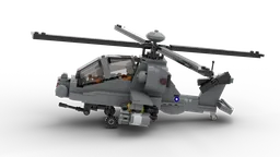 AH-64E chibi size helicopter