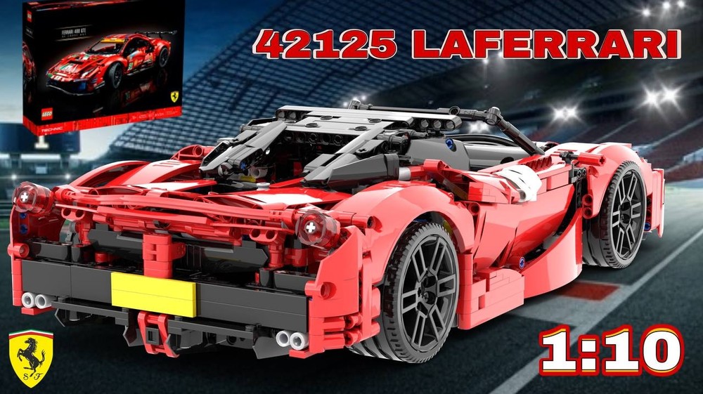 Lego 42125 Ferrari LaFerrari - 1:10 - alternate build
