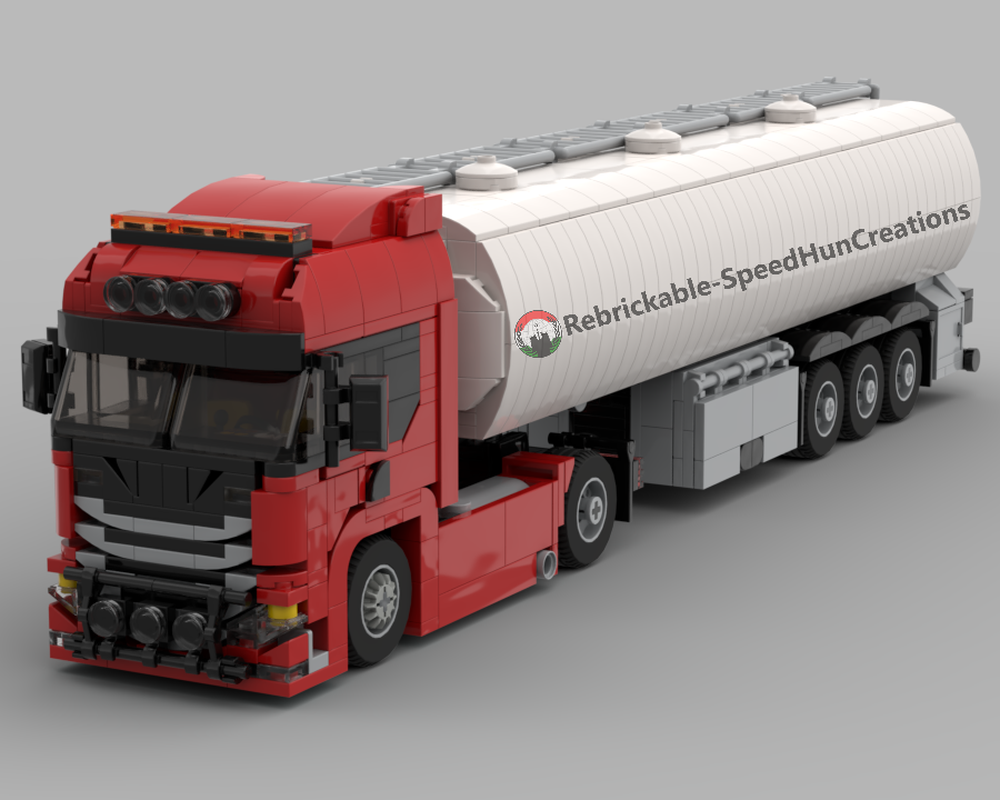 Lego Scania S520 2x4 - Tuned + European Tanker Trailer