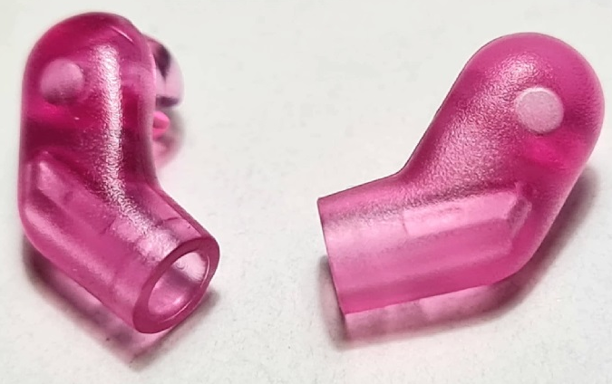 Lego Arm, (Matching Left and Right) Pair / Trans-Dark Pink