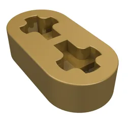 Technic Beam 1 x 2 Thin / Pearl Gold