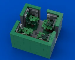 Courtyard from Blue Prince