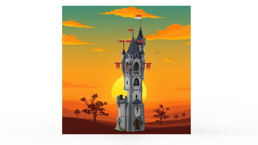 Lego Black falcons ornate Tower