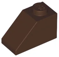Brick Sloped 45° 2 x 1 with Bottom Pin