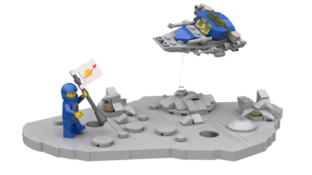 Lego Classic Space Ship 🚀 Benny's trip to the moon