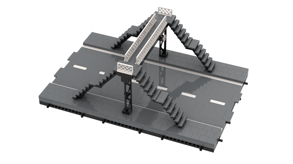 Lego Brick Builders Road System Single Road Walkway High