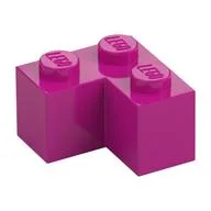 Brick 2 x 2 Corner / Magenta