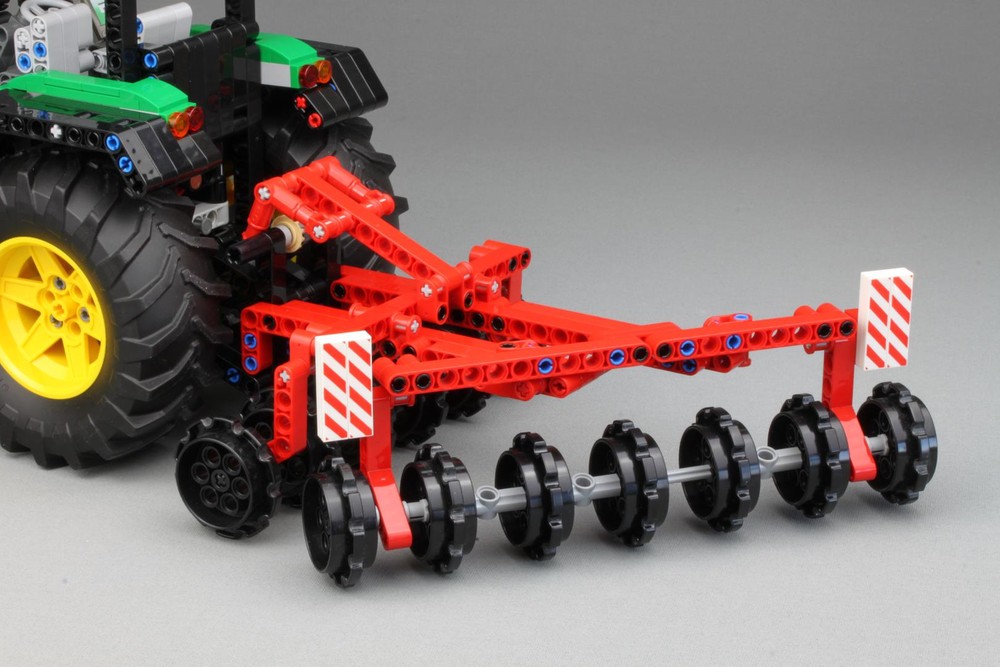 Lego Disc Harrow for Claas Xerion and John Deere 6130R Tractors