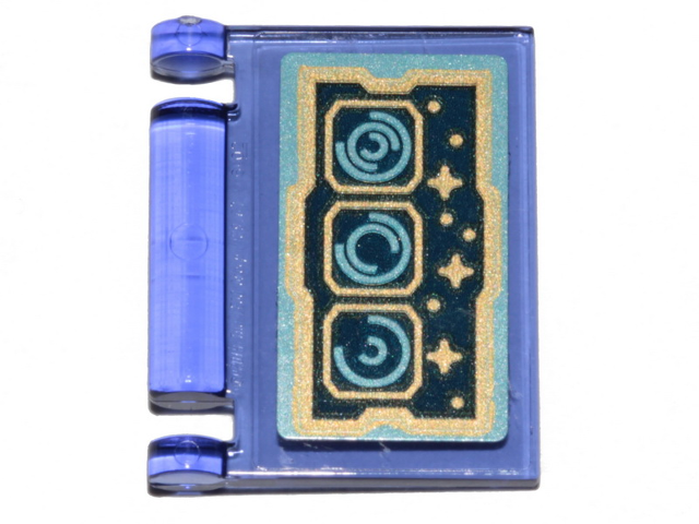 Lego Minifigure, Utensil Book Cover with Control Panel Pattern (Sticker) - Set 70838