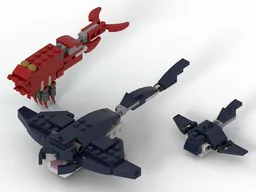 Mantaray and shrimp (31088)