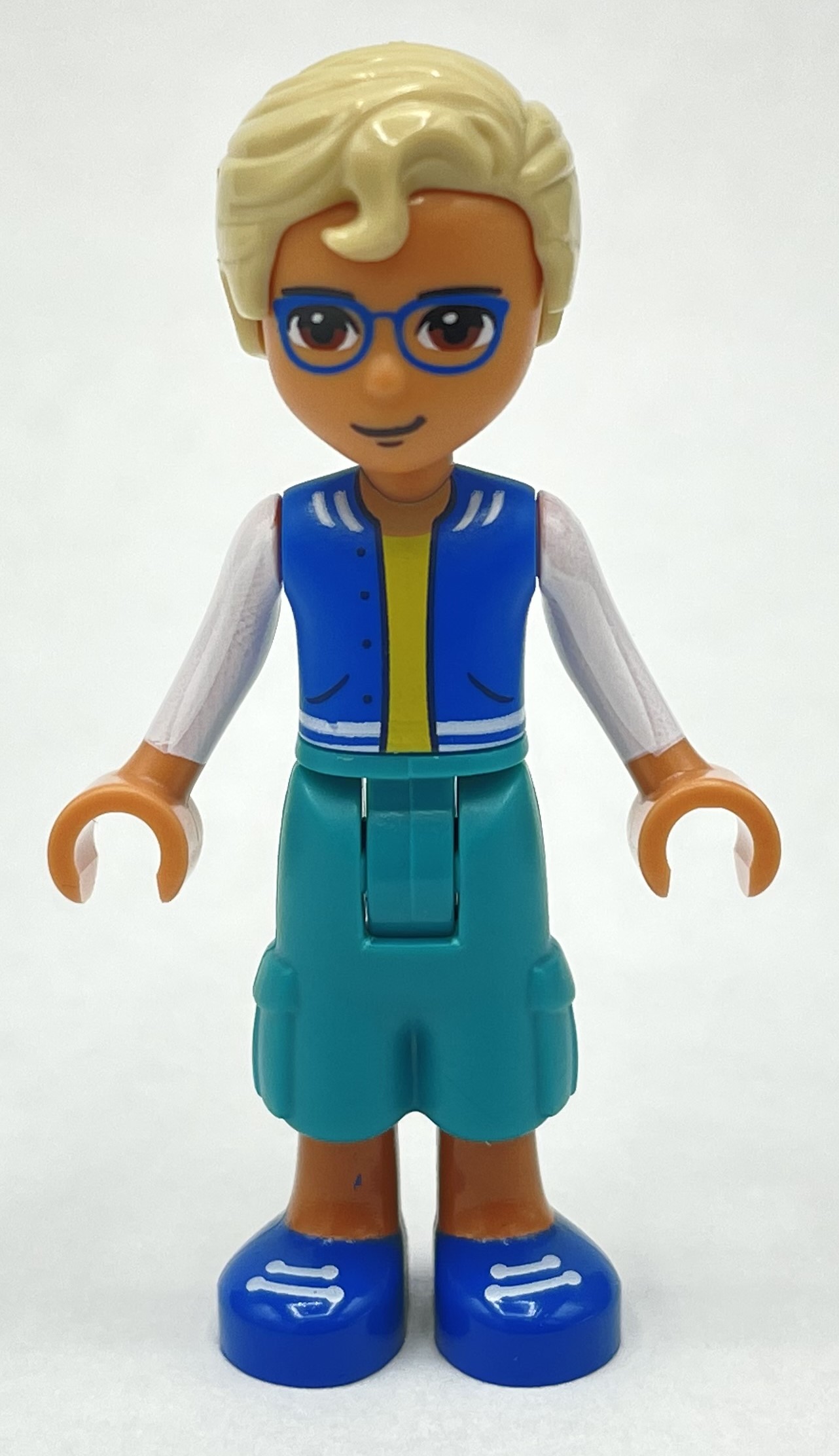 Lego Sebastian - Blue Jacket, Dark Turquoise Pants, Tan Hair