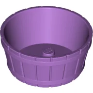 Barrel Half Large with Axle Hole / Medium Lavender