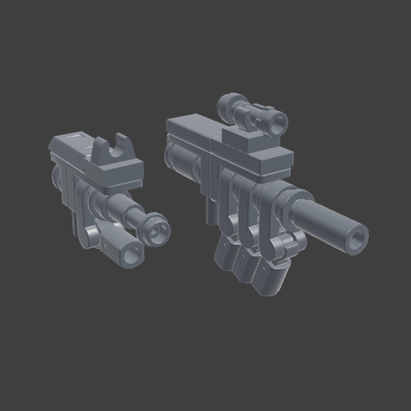 Lego pistol and smg instructions