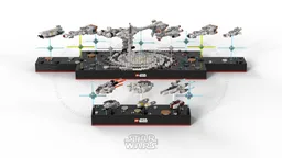 Micro Diorama Rebel Alliance Fleet 2023