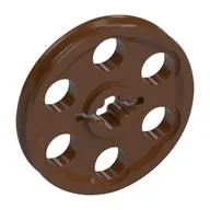 Technic Wedge Belt Wheel [aka Pulley] / Reddish Brown