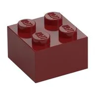 Brick 2 x 2 / Dark Red