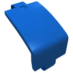 Technic Panel Curved and Bent 6 x 3 / Blue
