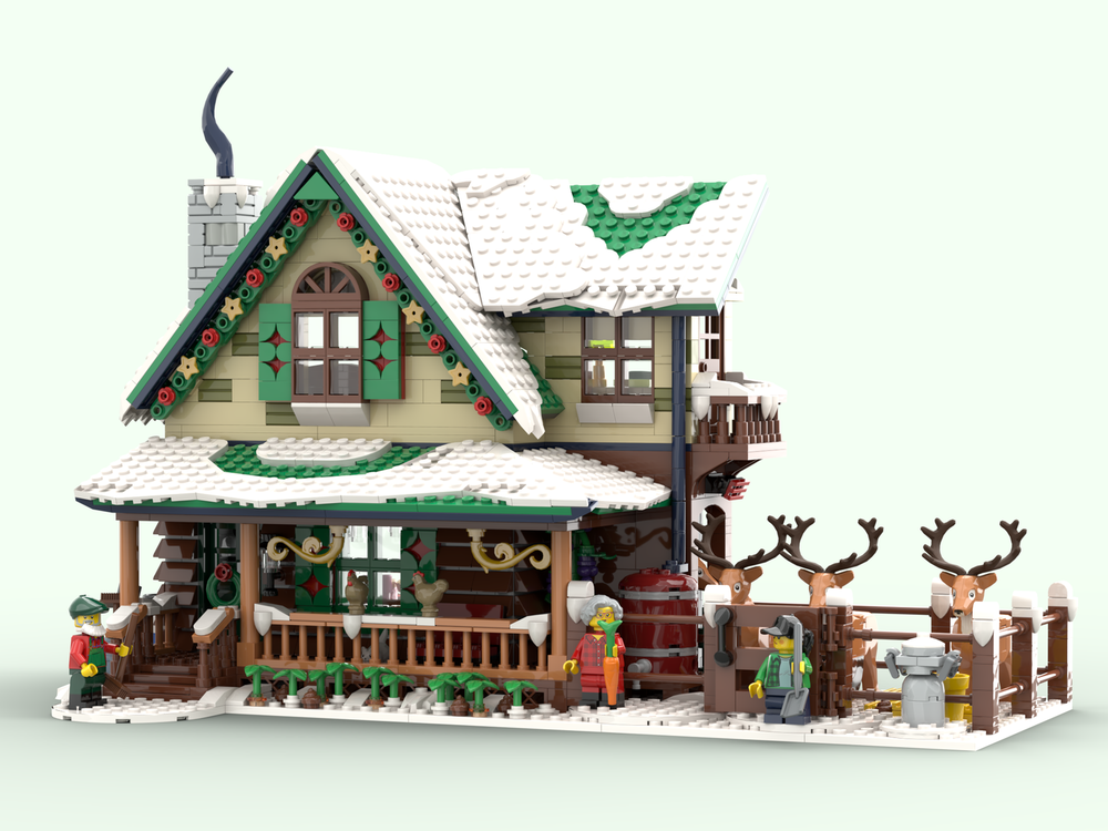 Lego Winter Village Reindeer Ranch